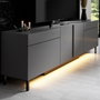 Hanah Home Paris Soporte para TV Antracita con Iluminación LED